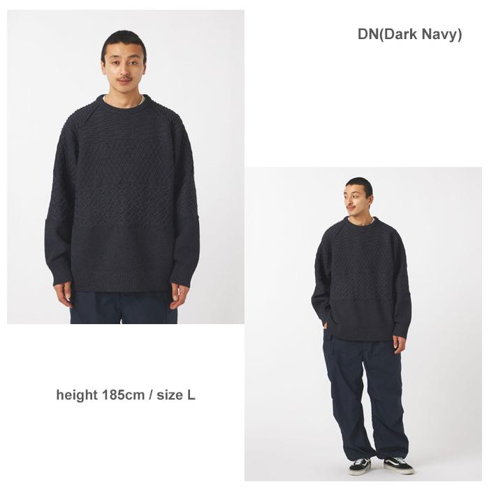 nanamica（ナナミカ） セール Crew Neck Sweater S25FJ014 クルー