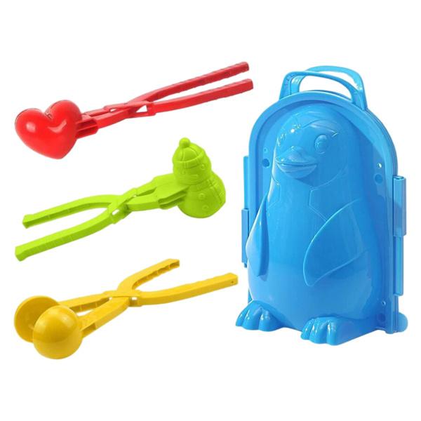 雪遊びセット 4点セット 雪玉製造器 雪玉作り 砂のボール 雪合戦