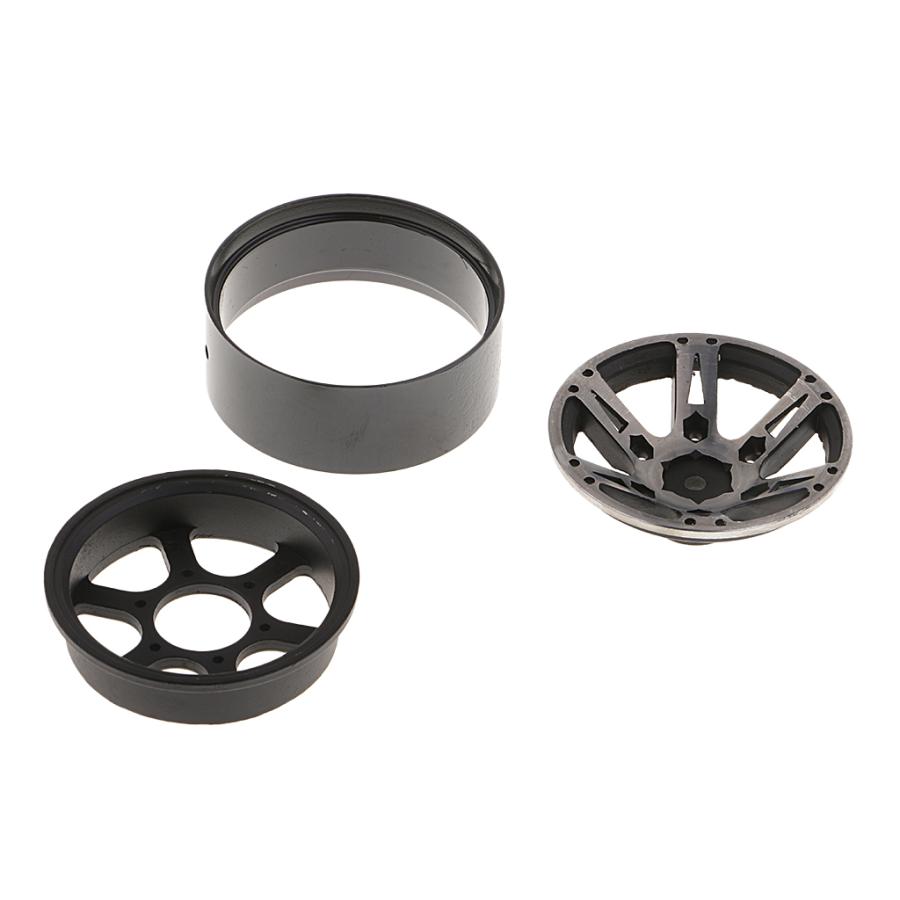 4パックアルミ製1.9インチビードロックホイールリム.1/10 RCロック