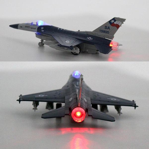 1：100 F-16戦闘機ダイキャスト合金戦闘機モデル（スタンドグレー付き