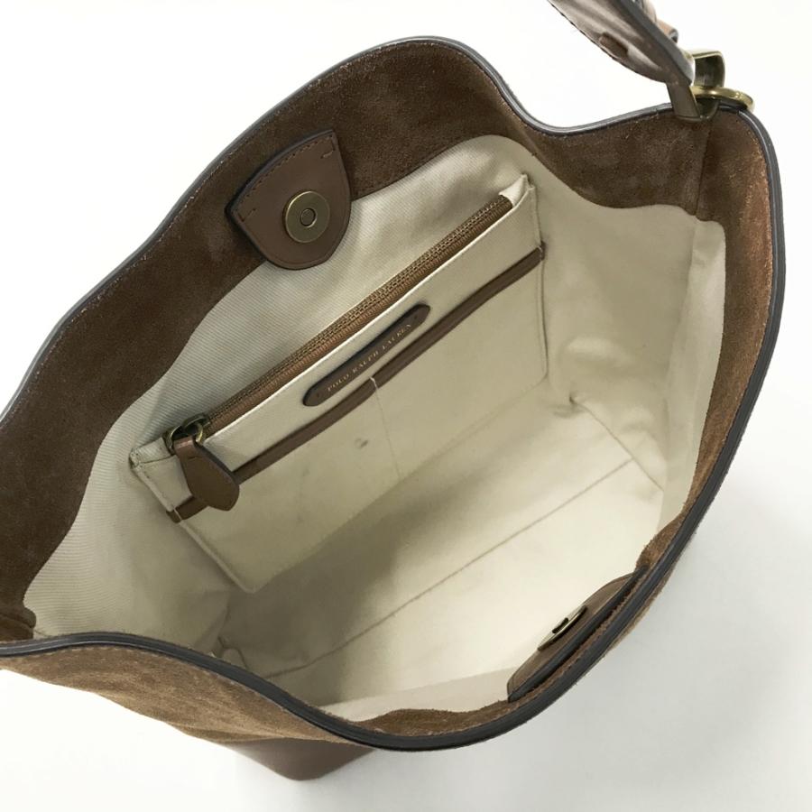 POLO RALPH LAUREN ポロ ラルフローレン スエード×レザー 2way