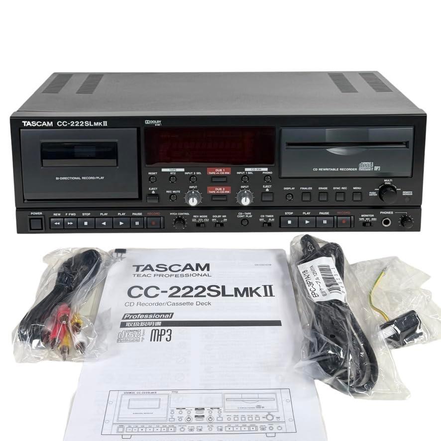 TASCAM CDレコーダー/カセットコンビネーションデッキ CC-222SLMK2
