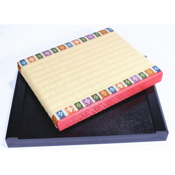 雛人形用 極上低木小10番木製京式親王台黒塗艶有A 間口 27cm 168389