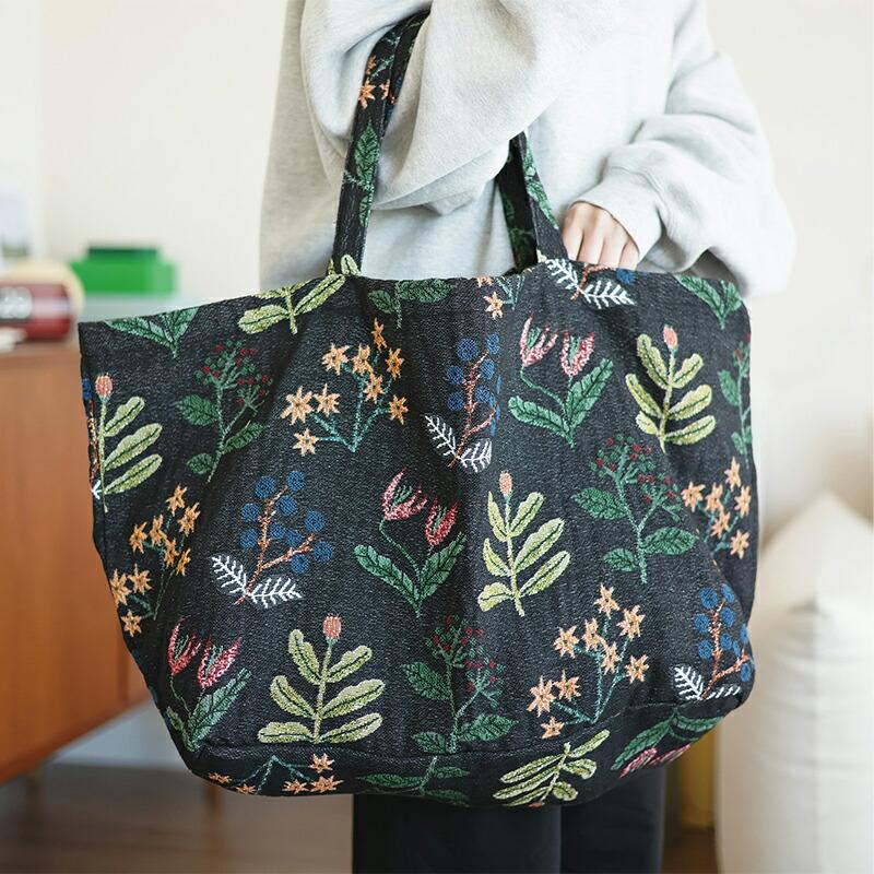 松尾ミユキ マーケットバッグ 花柄 エコバッグ トートバッグ トート