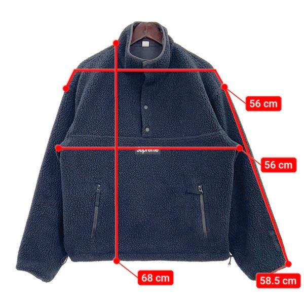 Supreme（シュプリーム） リバーシブル フリース プルオーバー