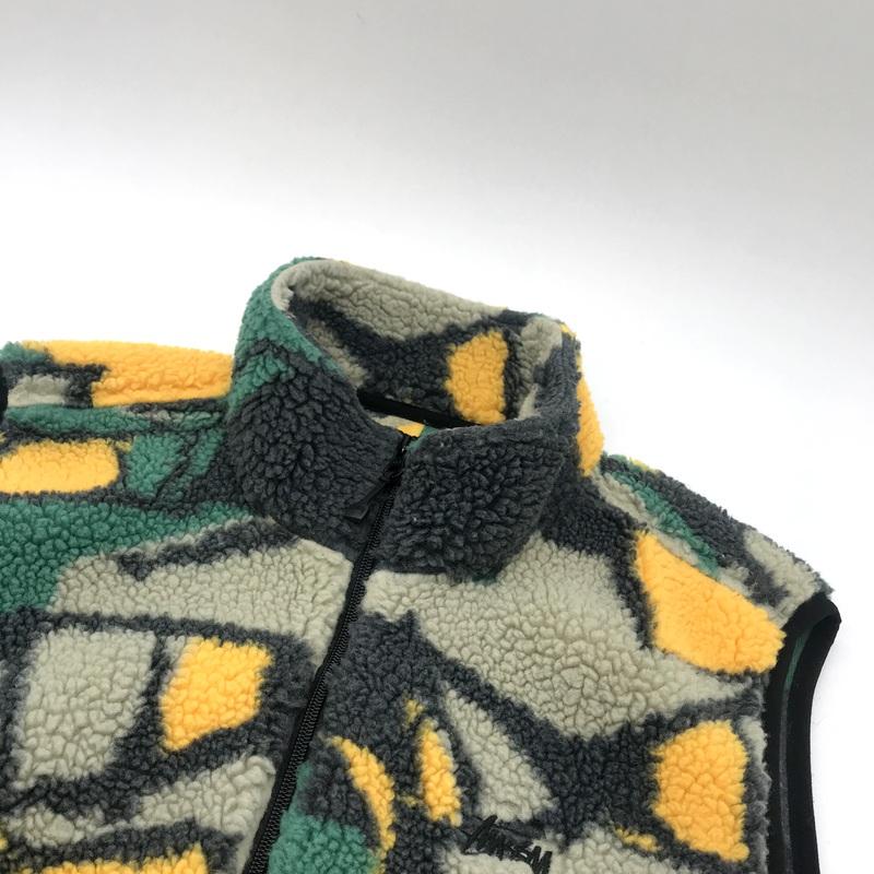 STUSSY（ステューシー） シェルパフリースベスト ボアベスト Block