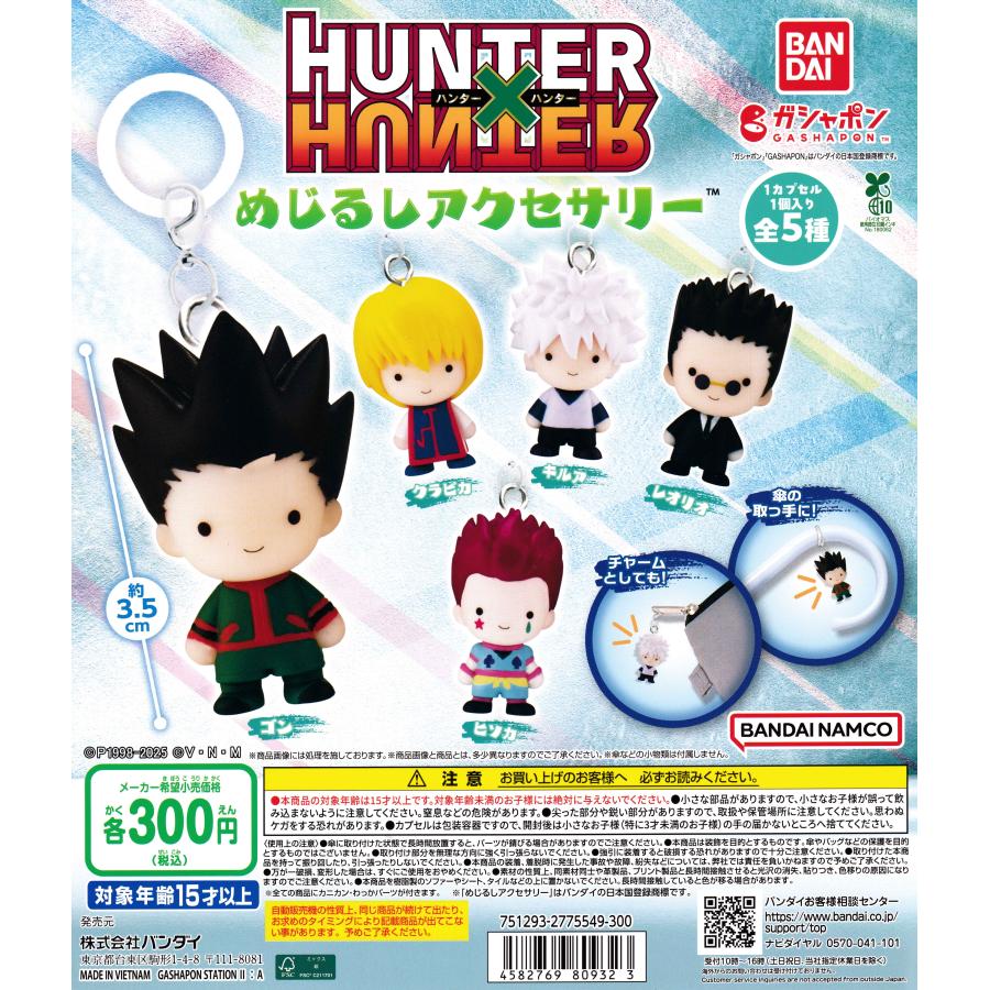 HUNTER×HUNTER めじるしアクセサリー クラピカ【顔に傷汚れなし】【目