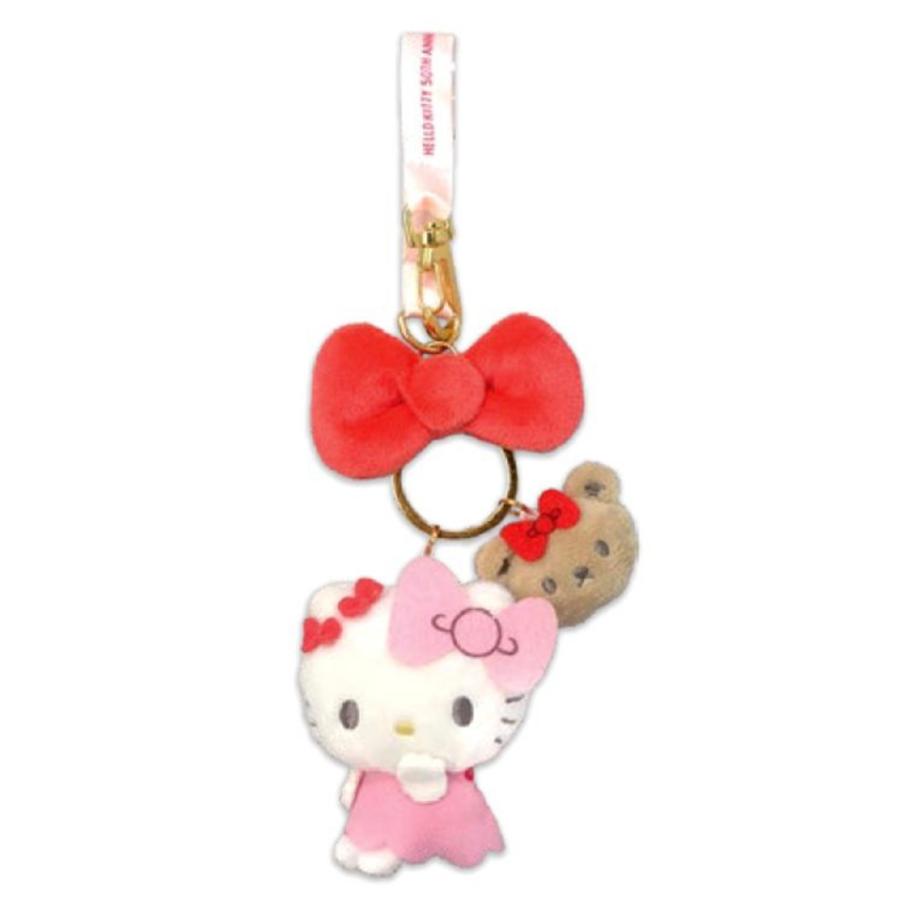 ハローキティ 50thマスコットチャーム ピンク : SUPER-PLAZAヤフー店