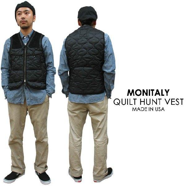Johnbull（ジョンブル） MONITALY モニタリー QUILT HUNT VEST キルト