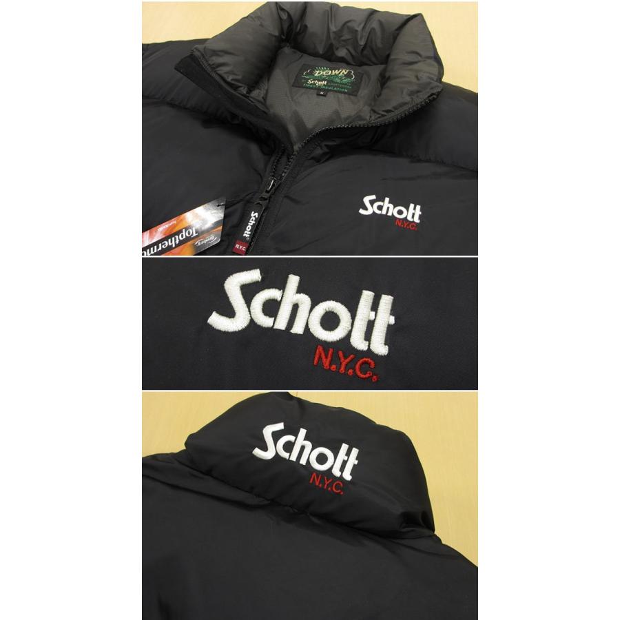 Schott N.Y.C（ショット） Schott ナイロン ハイブリッド ダウン