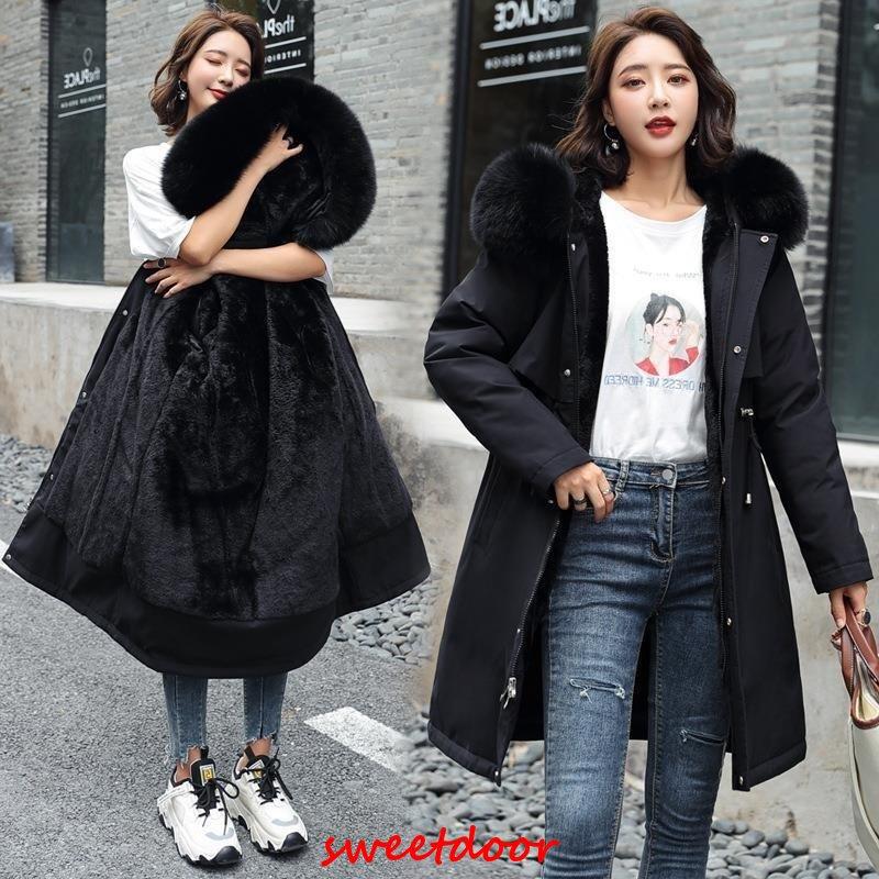 コート レディース 冬 モッズコート 黒 ブラック ボアコート 裏起毛 裏