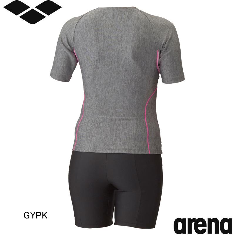 アリーナ（arena） 女性用 フィットネス水着 すらっとセパ 半袖