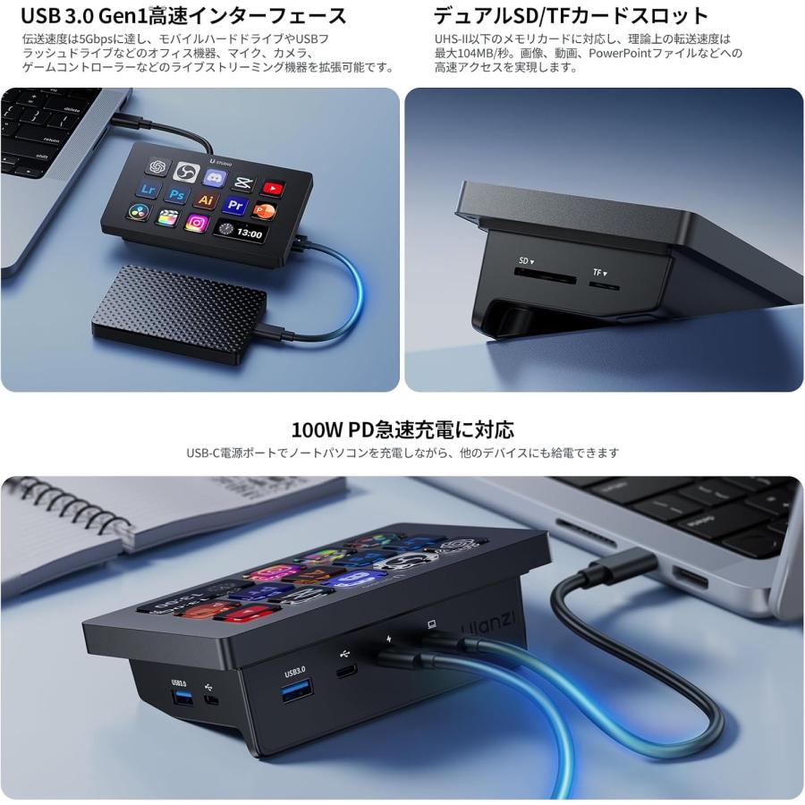 Ulanzi D200H Stream Controller ストリーム コントローラー 7-in-1
