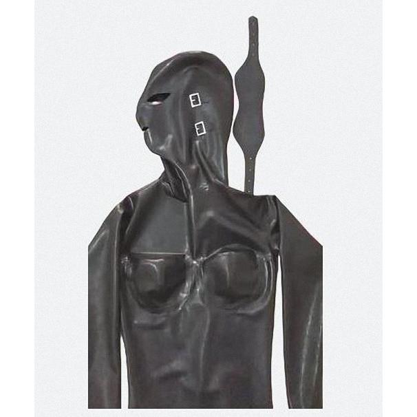 全身タイツ ラテックス 黒 男性用 Mサイズ ゼンタイ コスプレ ZENTAI