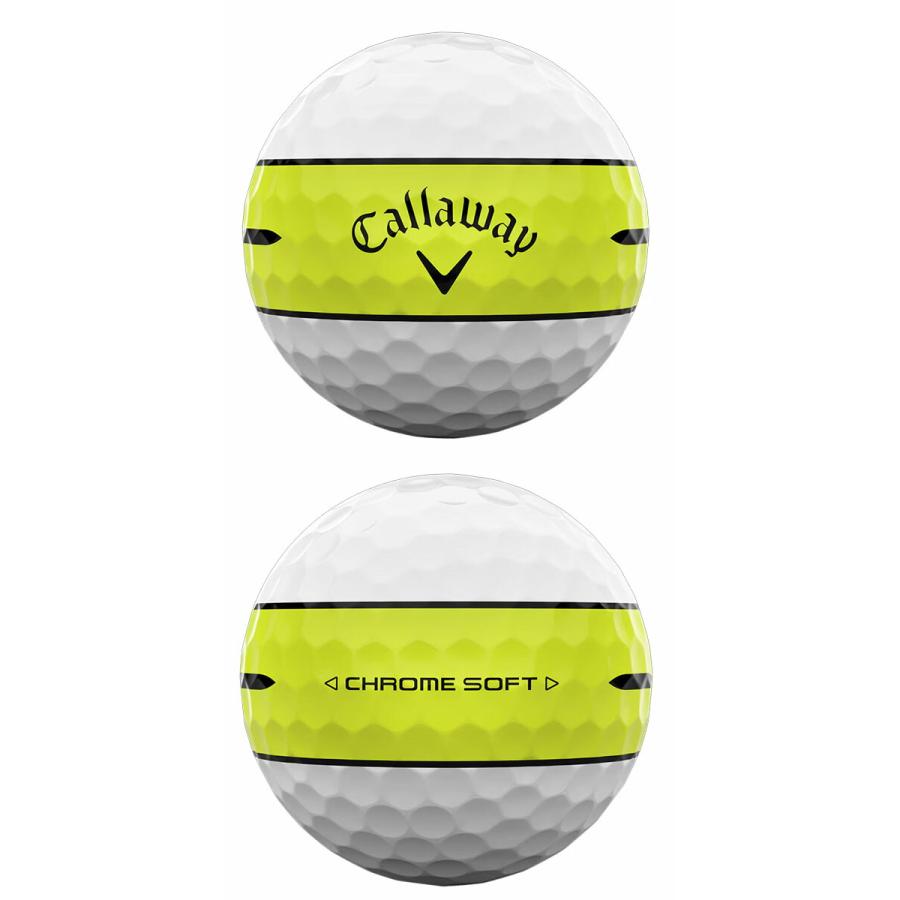 3ダースセット】キャロウェイゴルフ クロムソフト 360 ストライプ