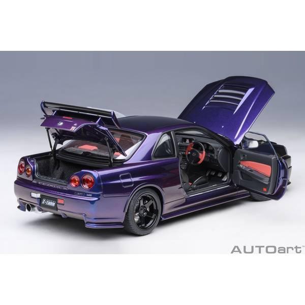 オートアート 1/18 ニッサン ニスモ R34 GT-R Z-tune ミッドナイト