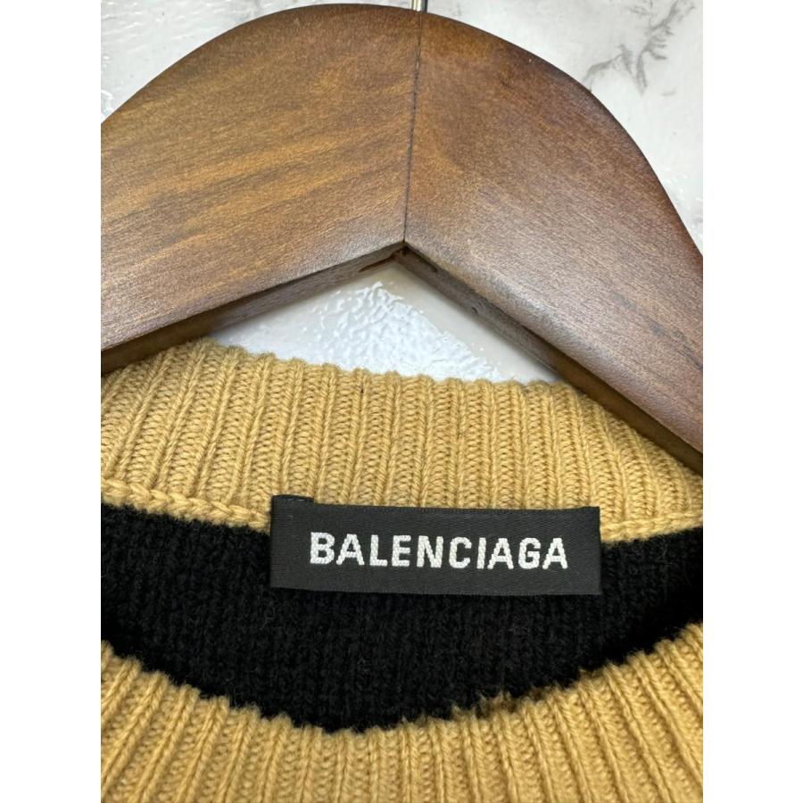 中古】 BALENCIAGA （バレンシアガ） ロゴ ジャガードニット メンズ