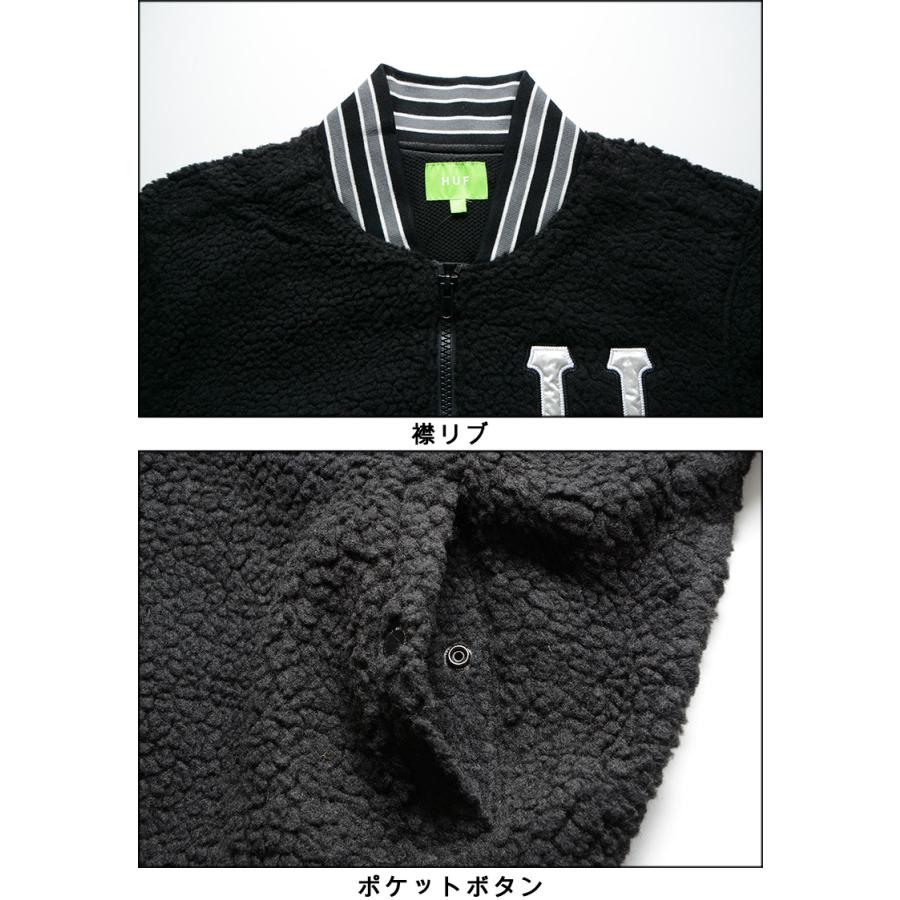 HUF（ハフ） ジャケット HUF SHERPA VARSITY JACKET アウター フリース