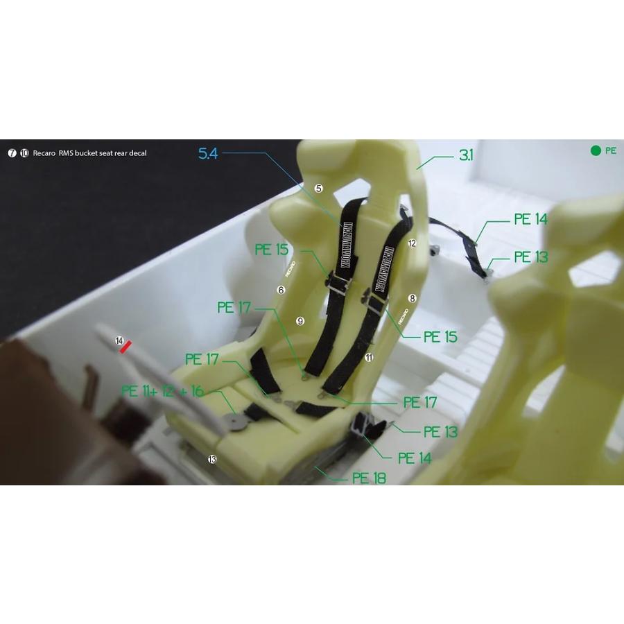 ZoomOn Z143 1/24 Pandem AE86 レビン TRD N2 パーツセット(アオシマ用