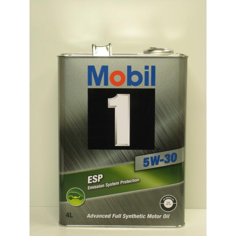 モービル1 ESP 5W-30 4L缶 Mobil1 エンジンオイル 5W30 : パーツ館