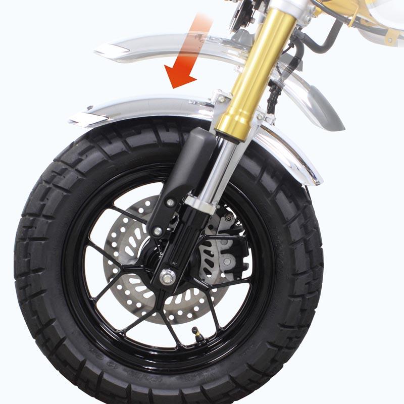 スペシャルパーツ武川 モンキー125 フロントダウンフェンダーステー