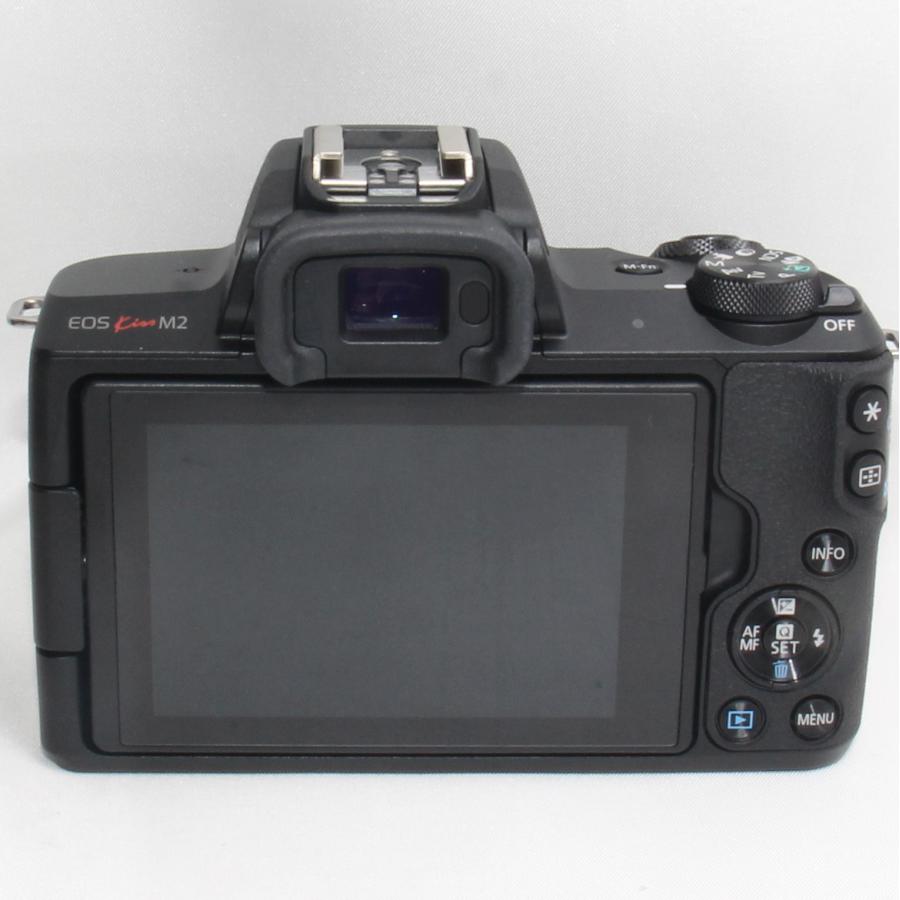 EOS Kiss Canon kiss M2 手振れ補正 ダブルズームキット ブラック 当店