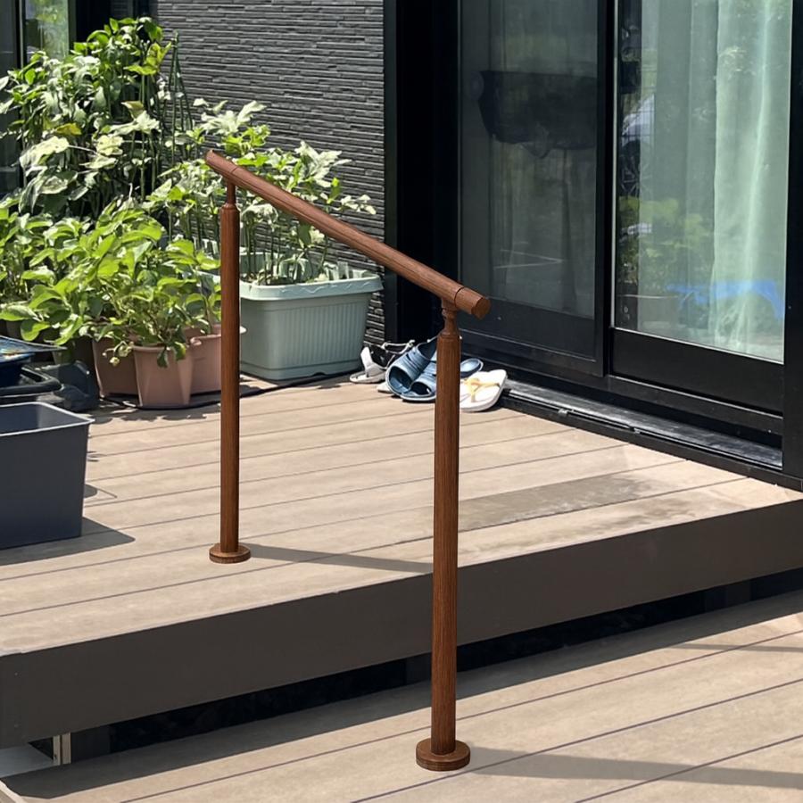 手すり 屋外 屋内 階段 玄関 手摺 段差 横幅120cm てすり ステンレス製