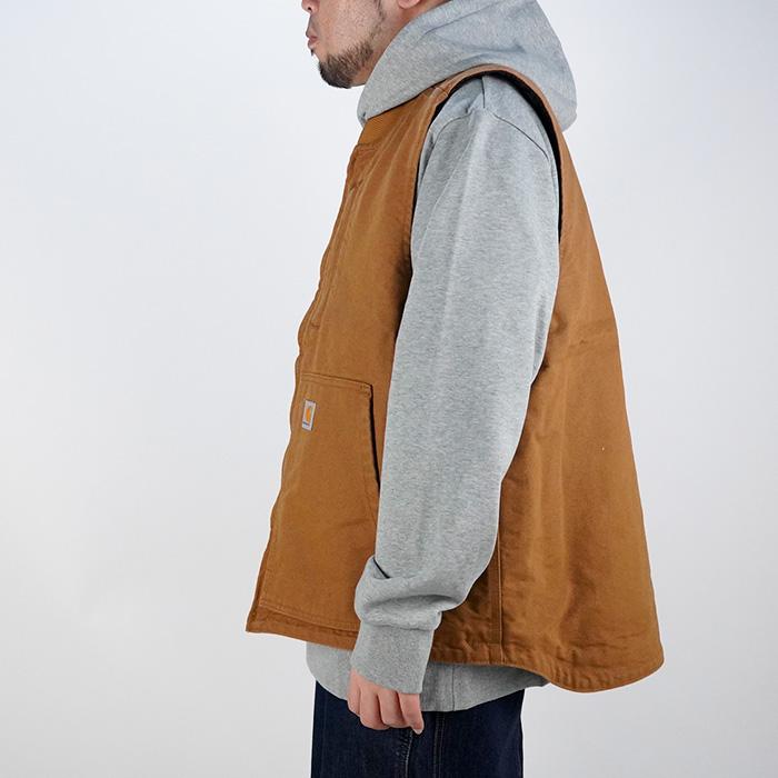 Carhartt（カーハート） リブカラー ワークベスト CARHARTT LOOSE FIT