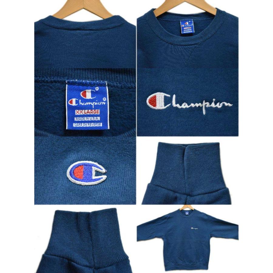 Champion（チャンピオン） ビッグサイズ USA製 ヴィンテージ 90年代 青