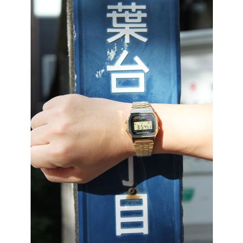 CASIO（カシオ） 国内正規保証 “CLASSIC” A159WGEA-1JF ゴールド 日本
