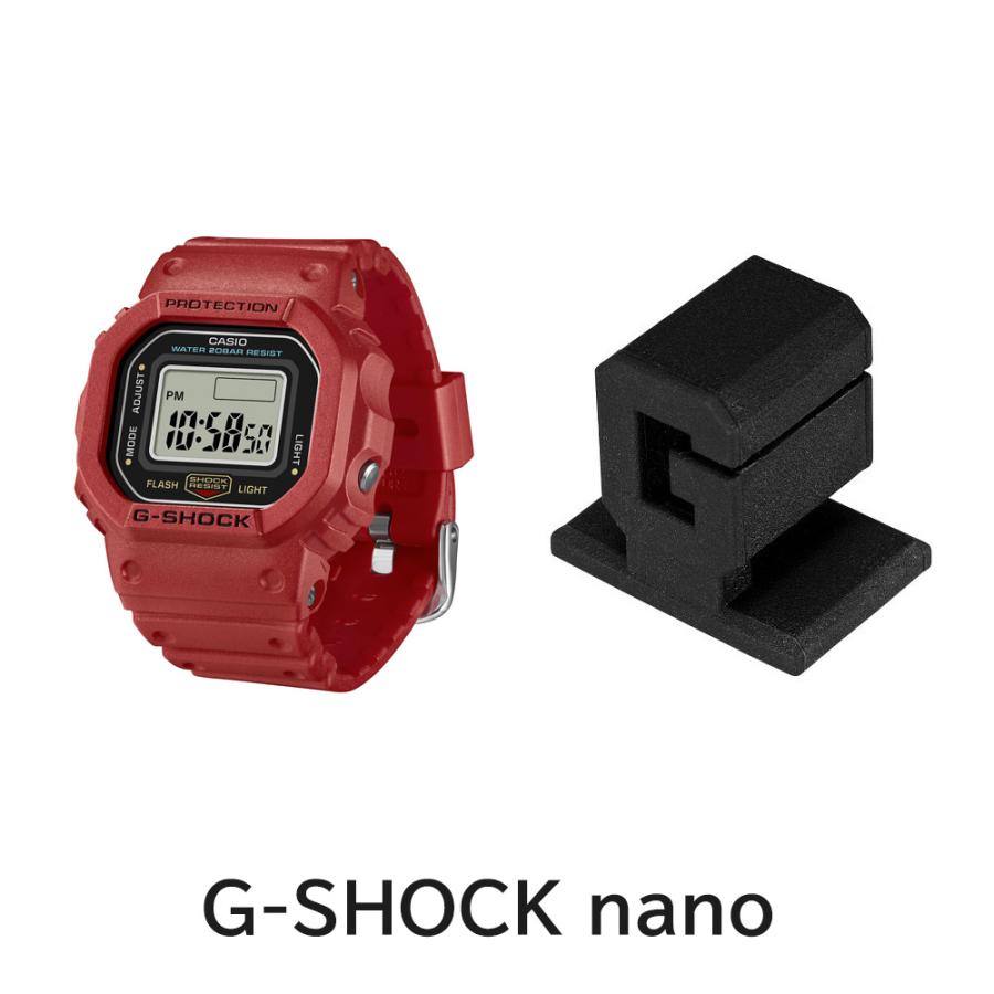 CASIO G-SHOCK nano DWN-5600-1JR 指輪 時計 赤 楽天市場】【1日は