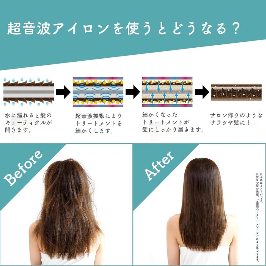 LAVIEL plus 超音波トリートメントヘアアイロン 超音波 トリートメント