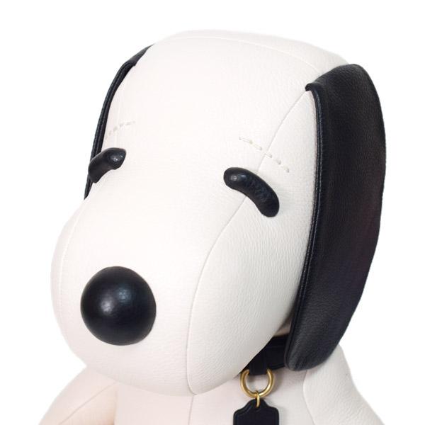 COACH（コーチ） ぬいぐるみ スヌーピー ぺブルレザー コラボ