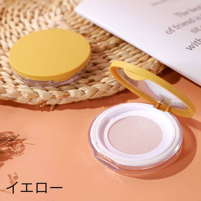 フェイスパウダー用ケース 詰め替え容器 空容器 鏡付き ミラー付き