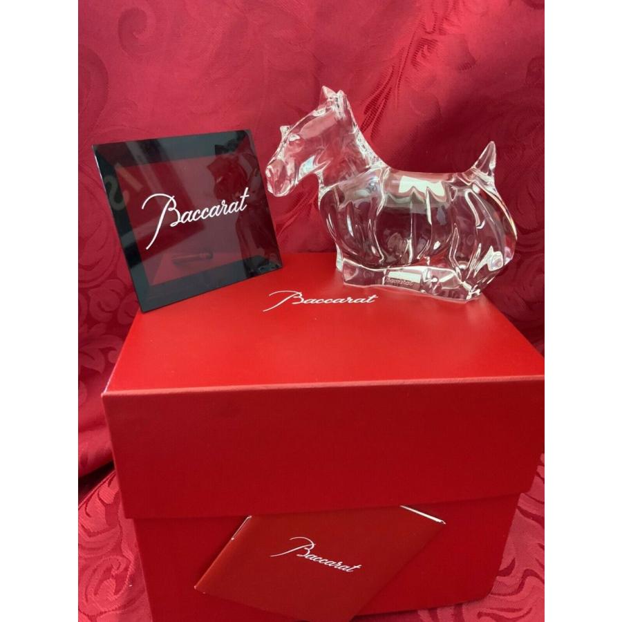 バカラ（Baccarat） 置物 ドッグ 犬 スコットランド テリア クリスタル