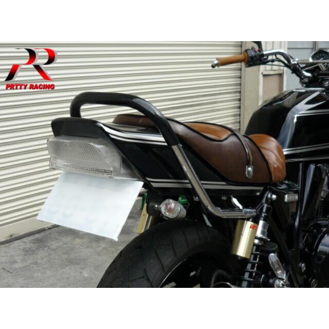 KAWASAKI ZRX400 PRETTY製 極太ゴム巻きタンデムバー : PRETTYRACING