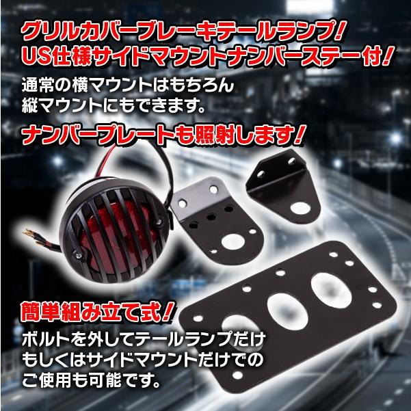 バードゲージ サイド ナンバー キット テールランプ ナンバー灯