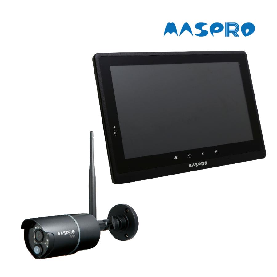 マスプロ（MASPRO） 防犯カメラセット EP2WCFL 10インチモニター