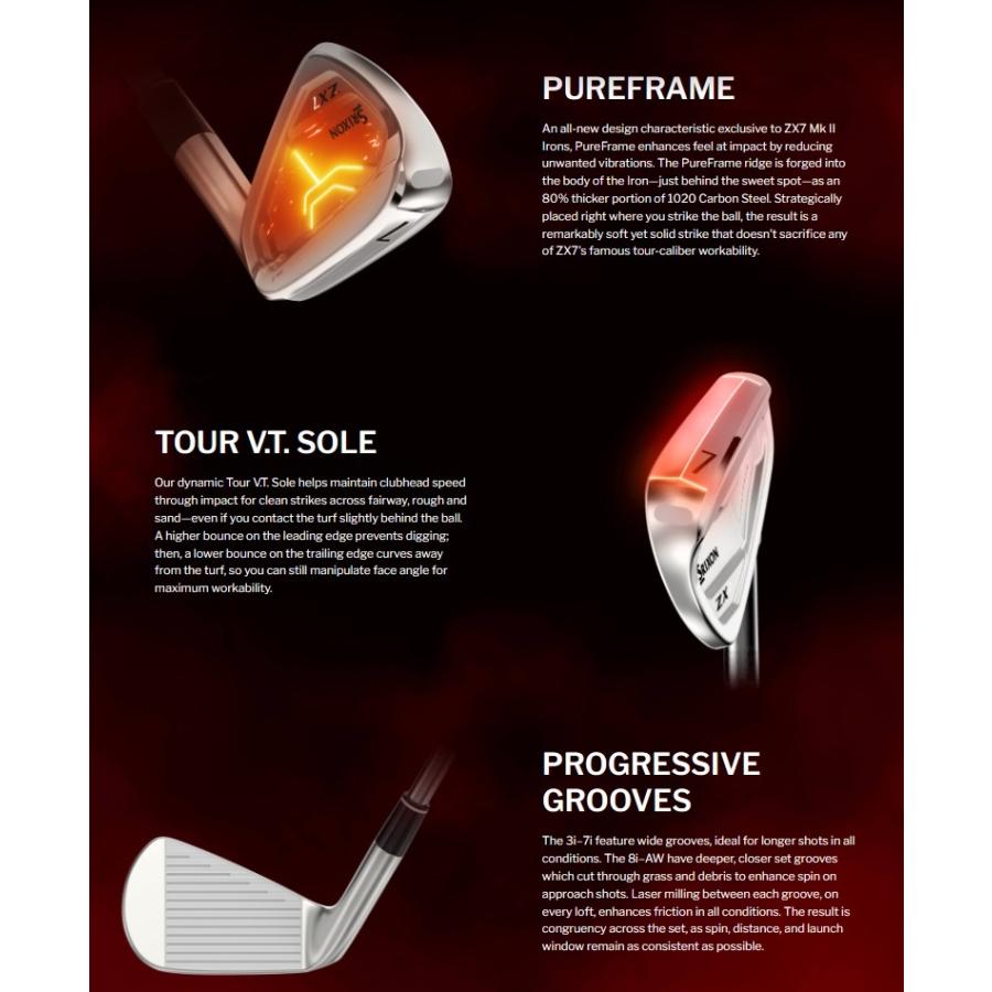 SRIXON (単品アイアン)Srixon ZX7 MK II Iron スリクソン MK2 単品