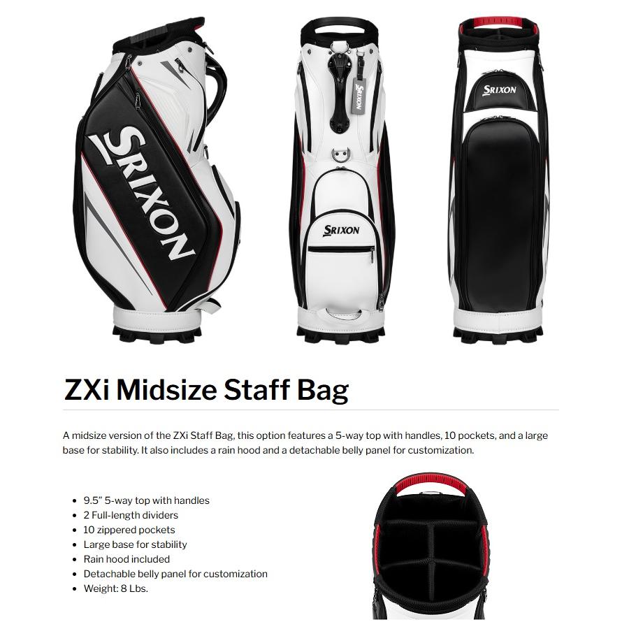 SRIXON Srixon ZXi Midsize Staff Bag スリクソン ミッドサイズ