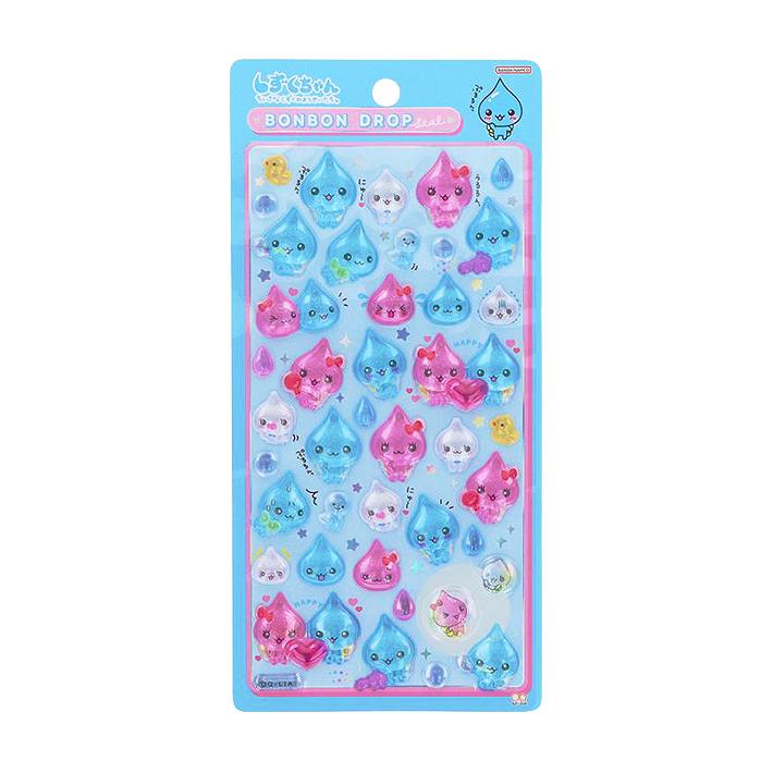 サンスター文具 しずくちゃん ボンボンドロップシール A柄
