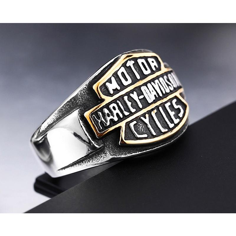 リング[ラッピング対応] PW 精良SUS316L製 金色 銀色 モーターサイクル