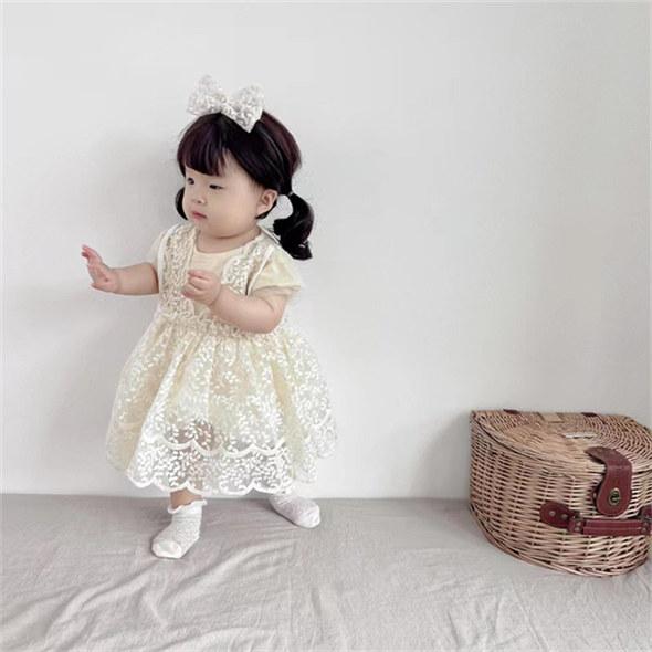 ベビードレス 半袖 ベビー ドレス 長袖 赤ちゃん ワンピース ベビー服