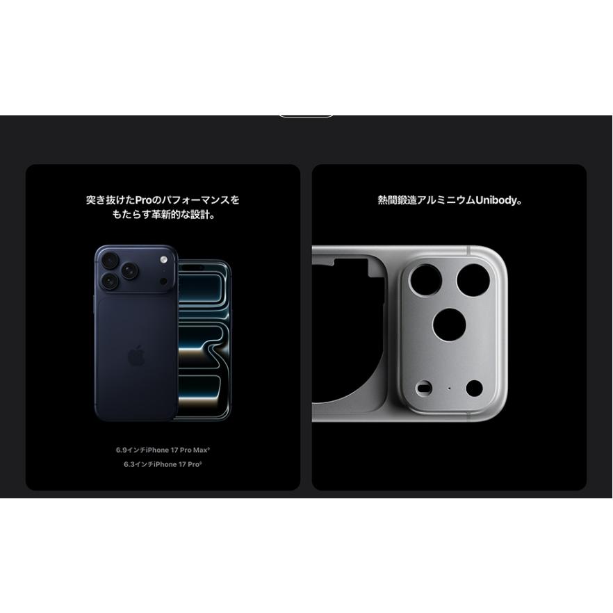 iPhone 17 Pro 【新品 未開封品】SIMフリー 256GB [シルバー][アップル
