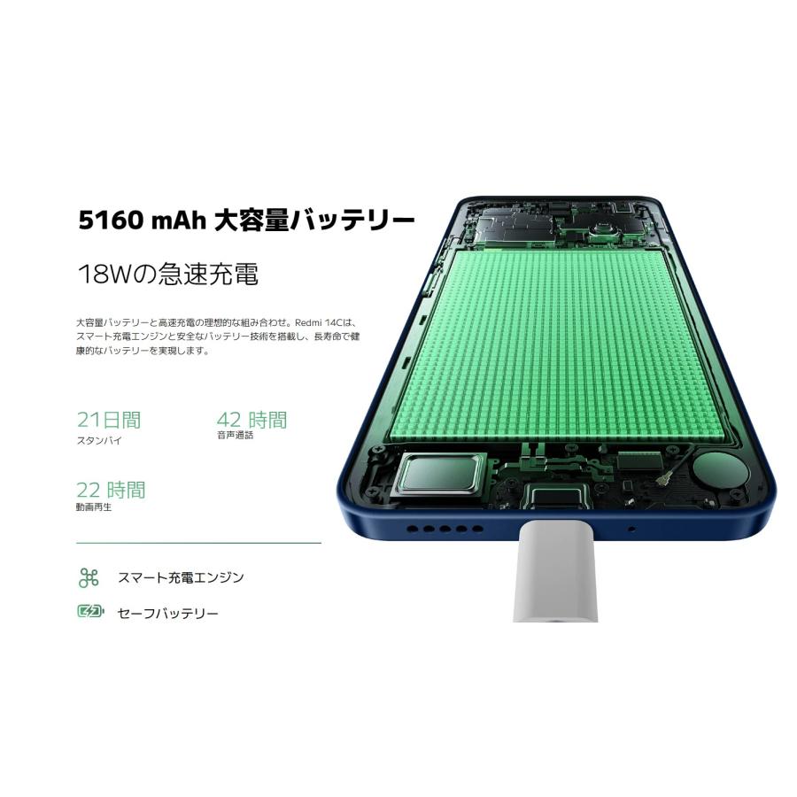 Redmi 「新品・未開封品」Simフリー シャオミ Xiaomi 14C [8GB/256GB