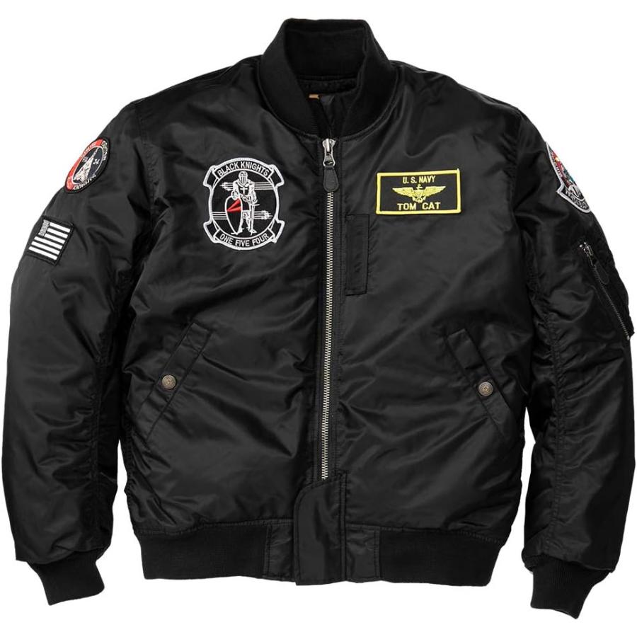 HOUSTON（ヒューストン） 処分特価 秋冬モデル HOUSTON MA-1 BLACK