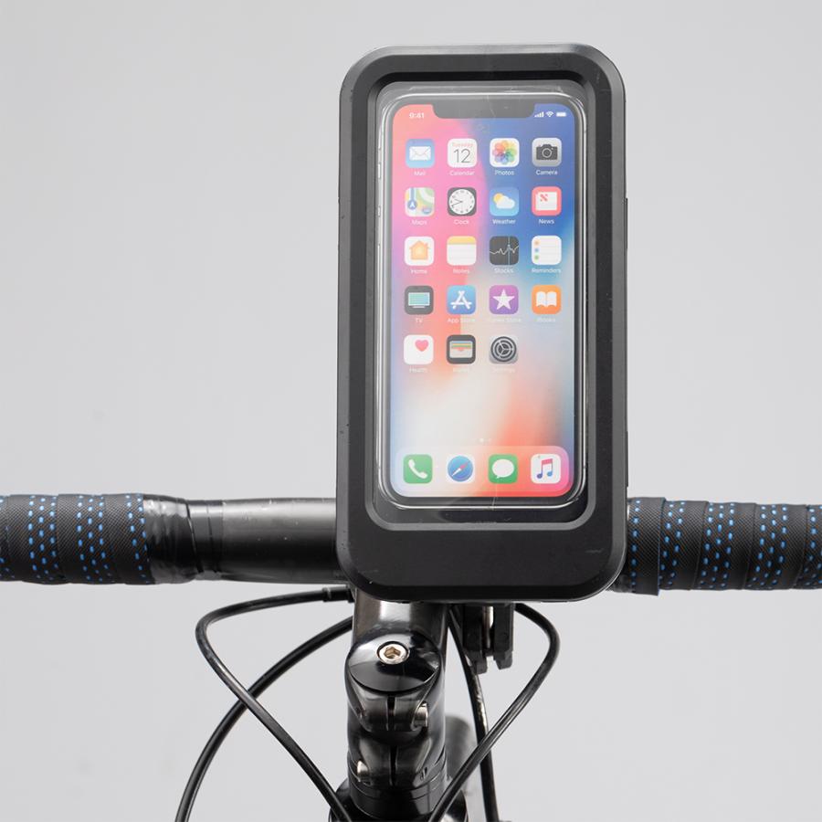 ROCKBROS 自転車 スマホホルダー スタンド 防水 全面保護 携帯 固定 7