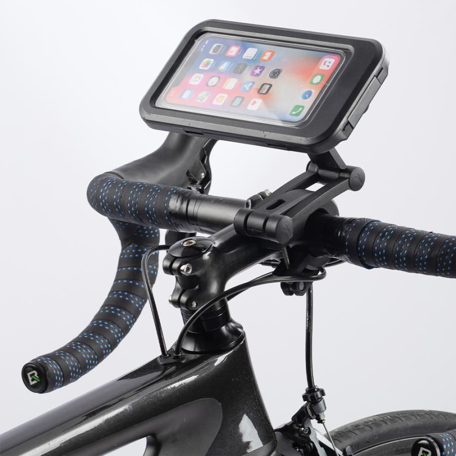ROCKBROS 自転車 スマホホルダー スタンド 防水 全面保護 携帯 固定 7