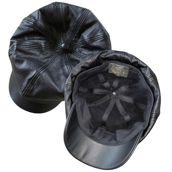 GOOD ROCKIN'（グッドロッキン） リアルレザーキャスケット : ROCKIN