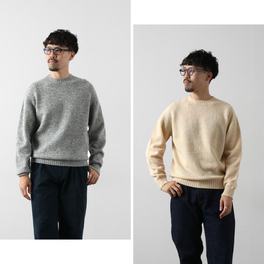 Rinascente（リナシェンテ） シェットランドウール シームレス クルー